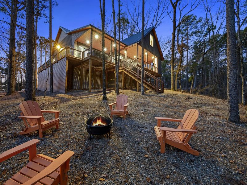Gather around the fire pit under the stars for stories, laughter, and unforgettable memories with loved ones.