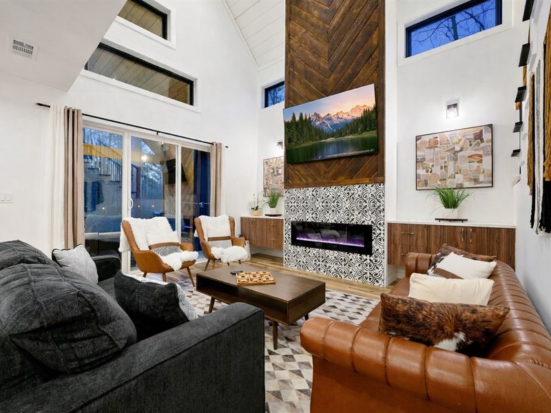 A cozy space to unwind, reconnect, and enjoy cabin life