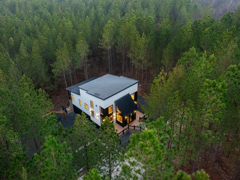 Elevated privacy surrounded by miles of peaceful pine forest.
