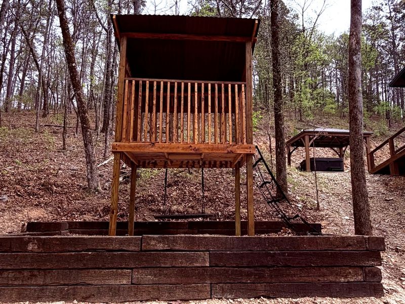 Kids can climb, play, and explore while you relax