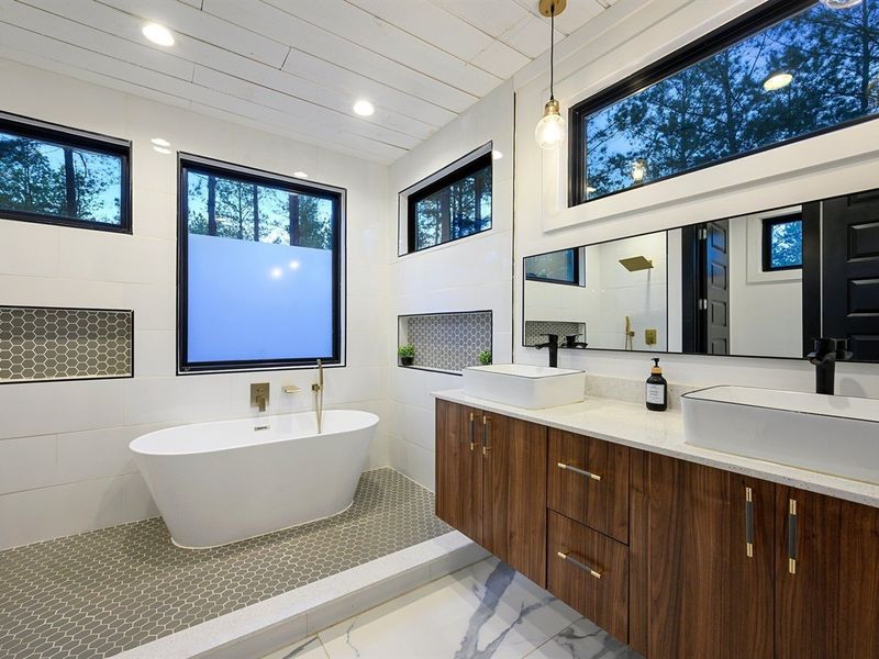 A relaxing bathroom retreat designed for comfort and calm.