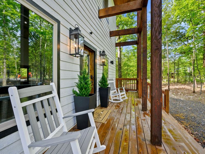 Rock Your Cares Away: Unwind and relax in a rocker, surrounded by serenity