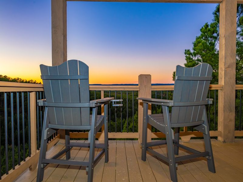 Where conversations pause, and the sunset speaks.