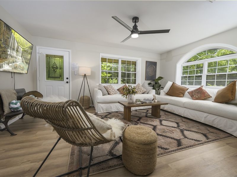 Kick back and watch your favorite shows or enjoy quiet time with a book.