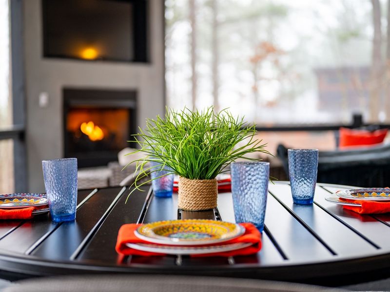 Enjoy outdoor dining