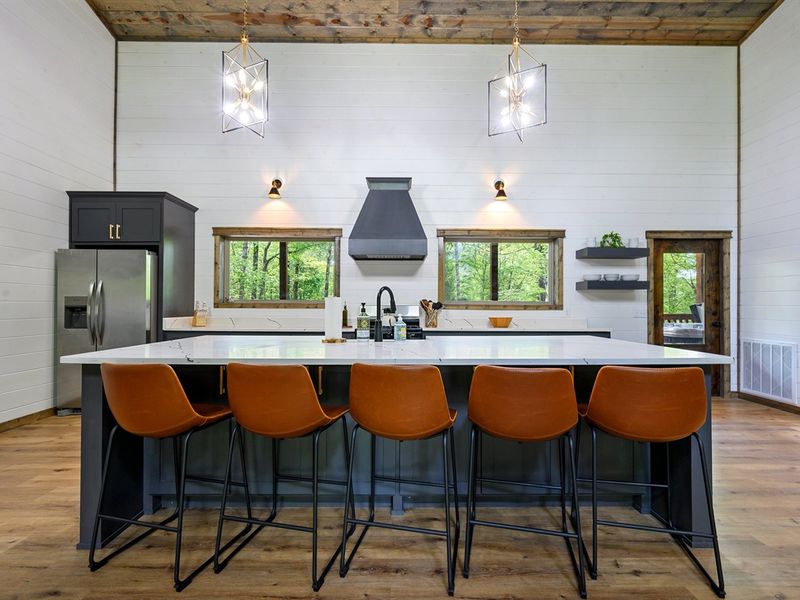 Island Gathering: Seating for 5 invites conversation and laughter in the heart of the home