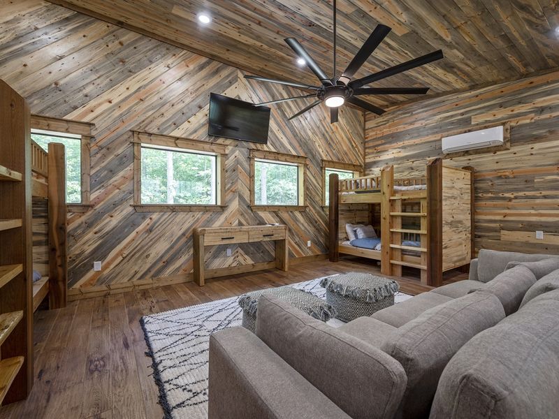 "Crafted for joy and laughter, the enchanting bunkroom is where memories are tucked into each cozy bunk." 3 - bunk beds