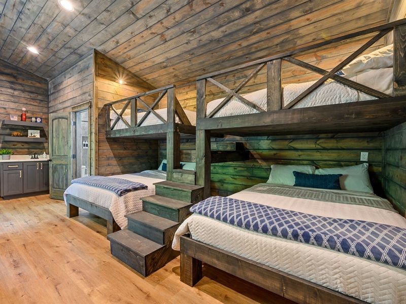 Adventure Awaits: Kids will Adore the queen over full bunks in their private space