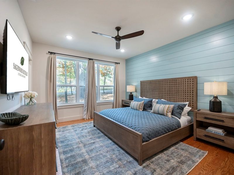 Wake up to quiet mornings, gentle light, and the comfort of a beautifully styled space. 🌲☀️