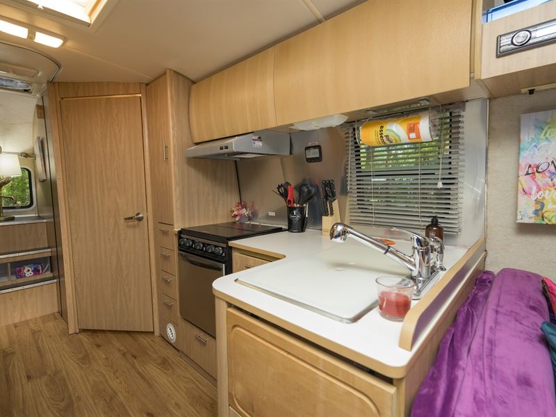 Indiana Tulip Airstream kitchen