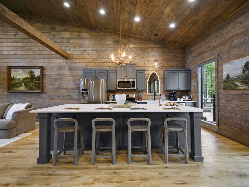 Modern rustic kitchen