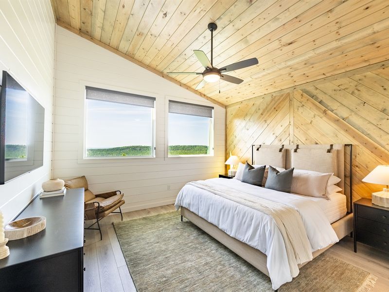 Drift into sweet dreams in this cozy, inviting bed &mdash; your perfect spot to rest and recharge.