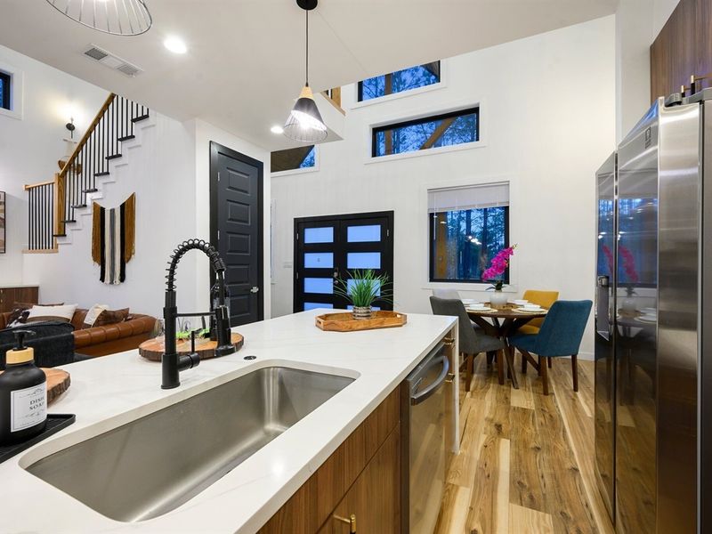 The heart of the kitchen—perfect for morning coffee, easy meals, and gathering together.