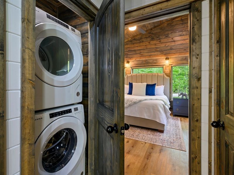 Convenient Laundry Access: Located for ease