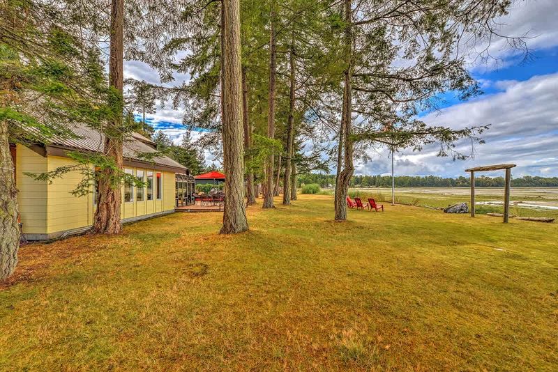 Large Beach Front Backyard. 