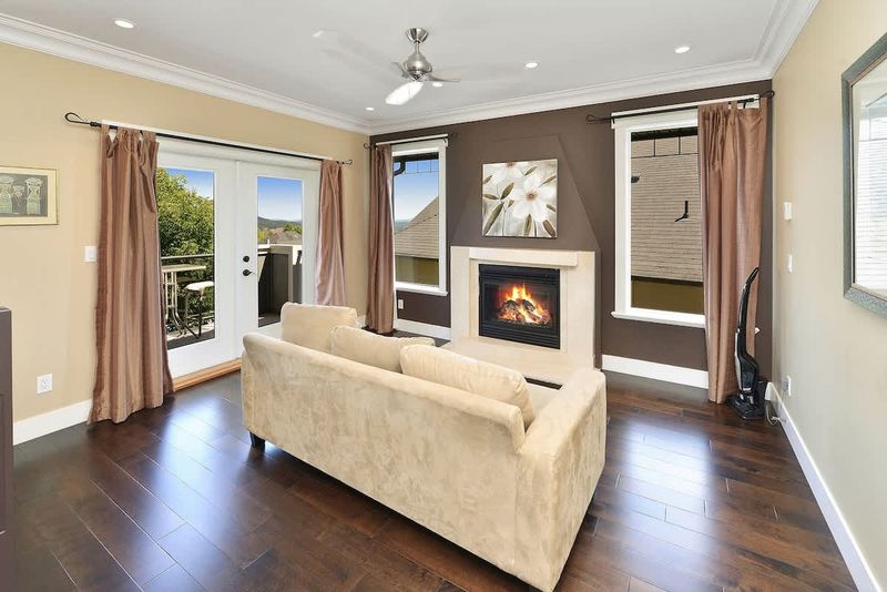 Upper main floor 2nd living room. 