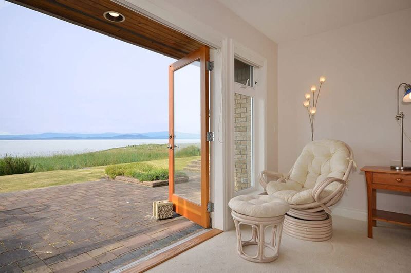 View and patio access from the master bedroom