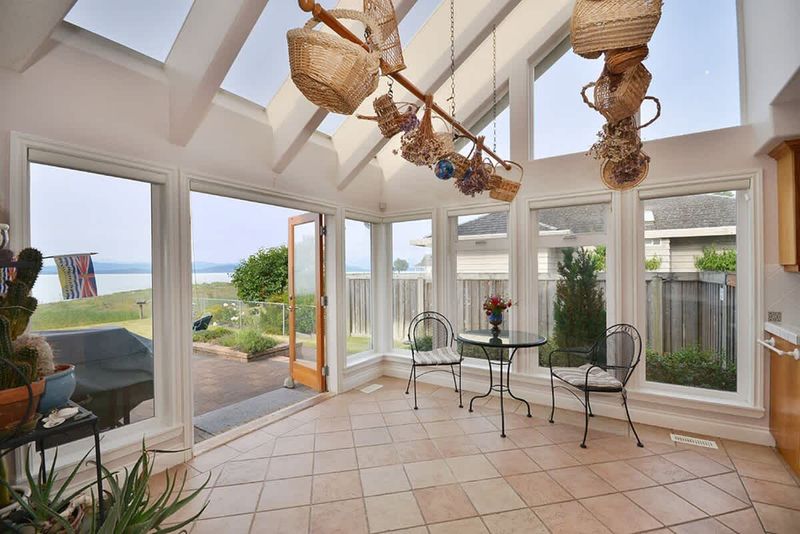 Enjoy your morning coffee in the breakfast sunroom