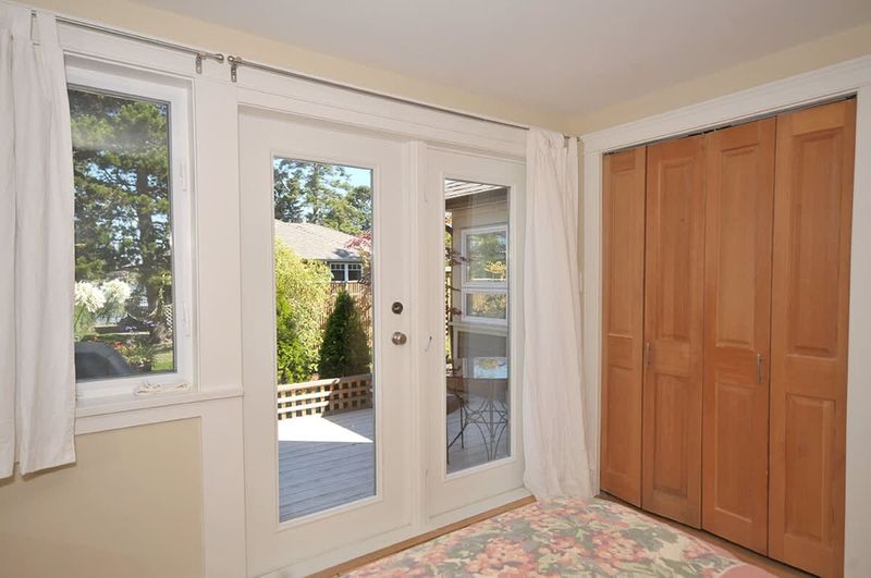 Leading to the deck and garden.