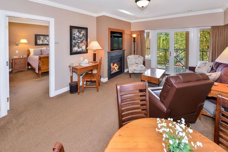 Open plan living spaces. 