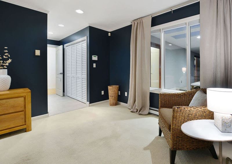 Master bedroom with king bed.