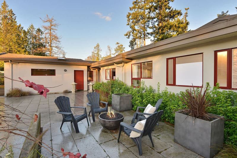 Front patio for outdoor living.