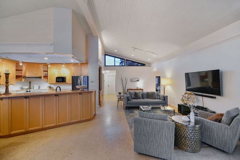 Open plan living with spectacular views on the main level.