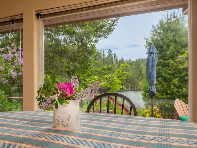 Dining room view. 