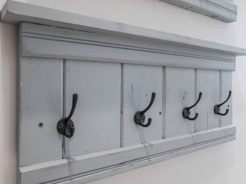Main entrance hangers. 