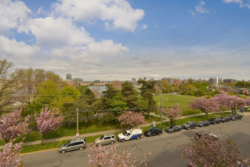 Parks views from balcony. 