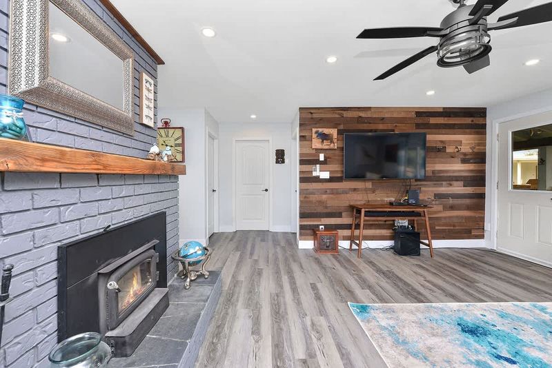 Spacious living room space.