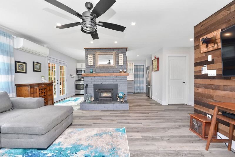 Spacious living room space.