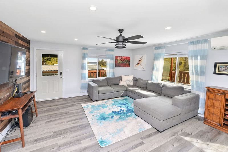 Spacious living room space.