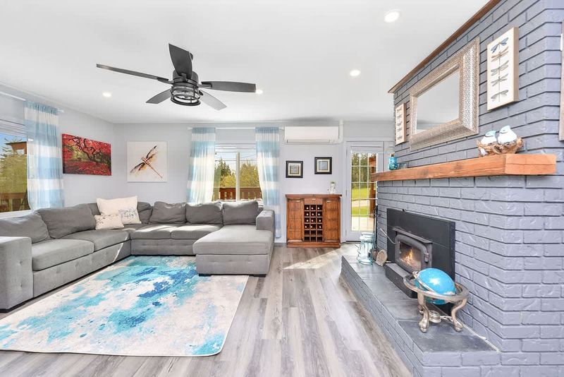 Spacious living room space.