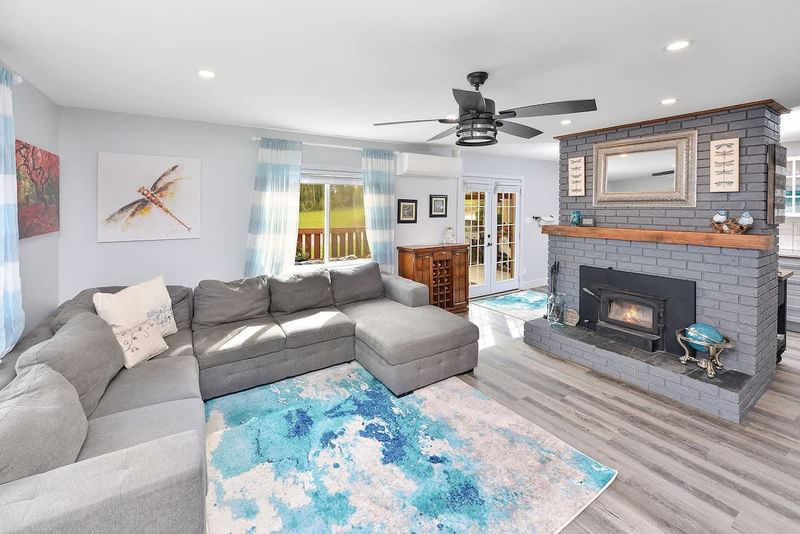 Spacious living room space.