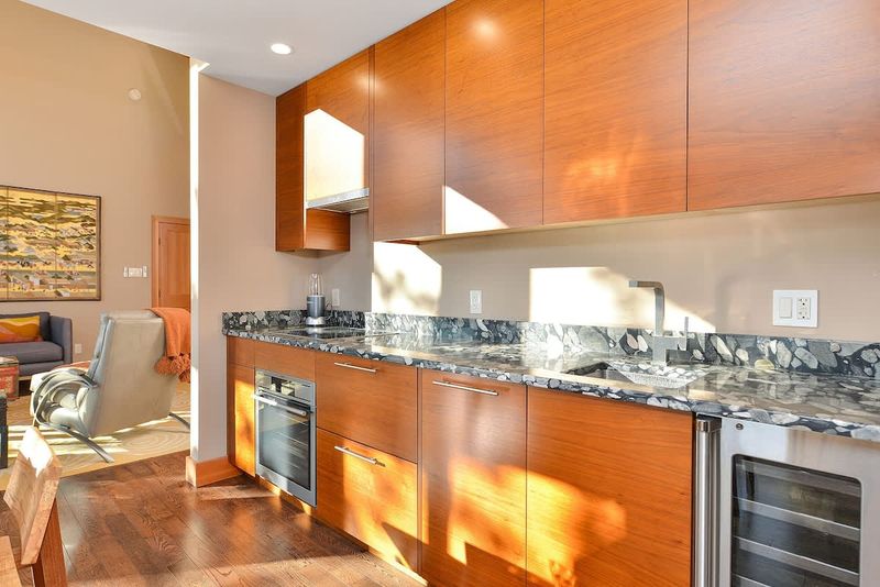 Modern European styled kitchen.