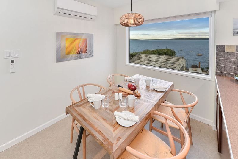 Extra dining space in the kitchen breakfast nook.