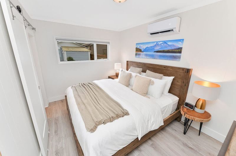 Primary bedroom with king bed.