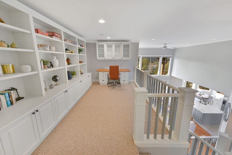 Second floor office space with work station.