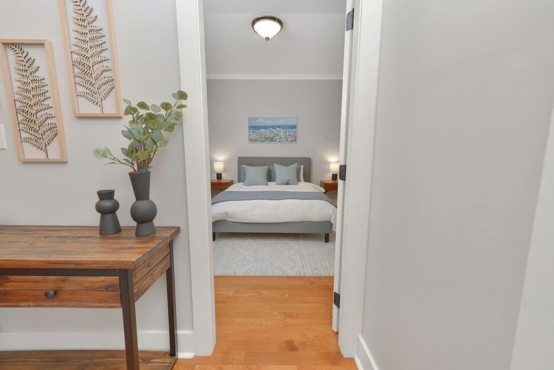 Main floor queen bedroom.