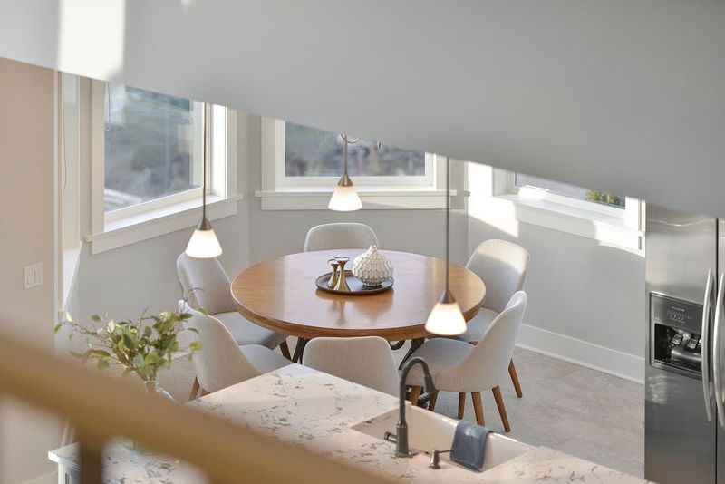 Incredible views of the main floor kitchen breakfast nook.