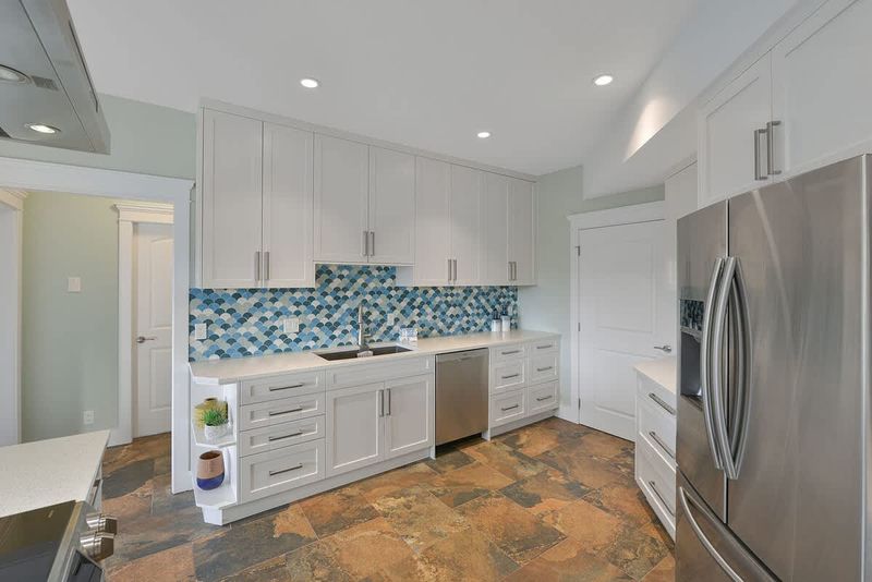 Second full kitchen on the lower floor.