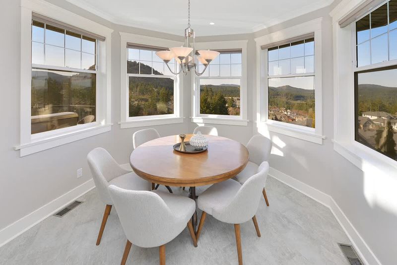 Incredible views of the main floor kitchen breakfast nook.