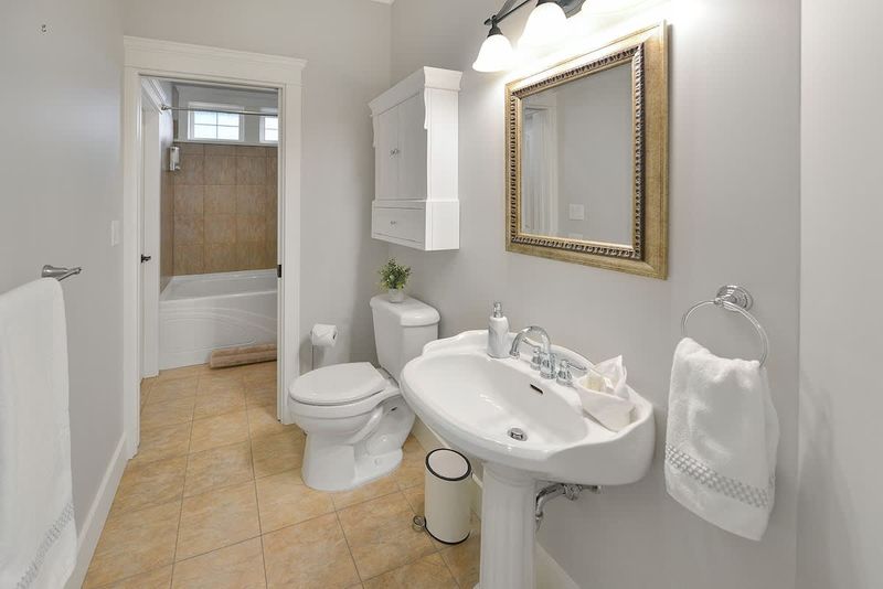 Main level second bathroom.