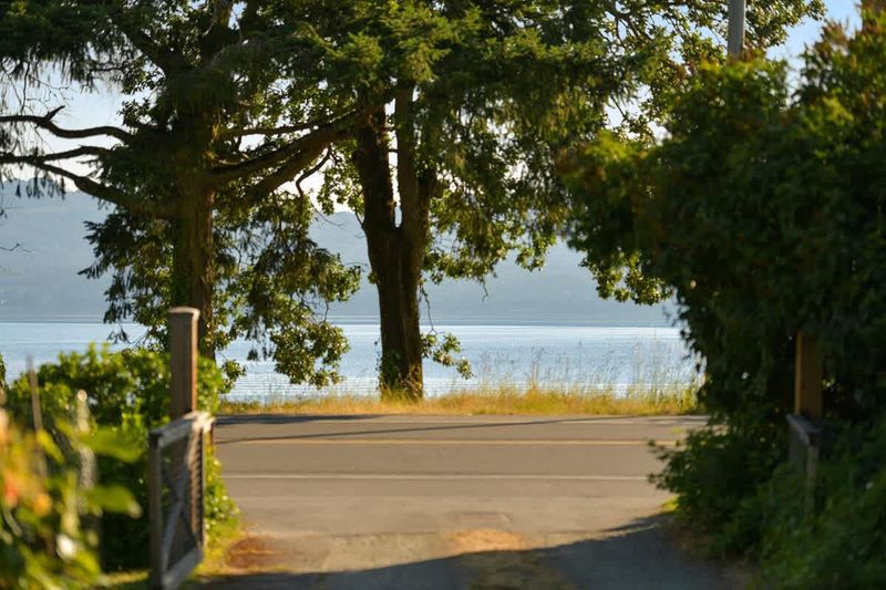 Ocean views from the front yard.