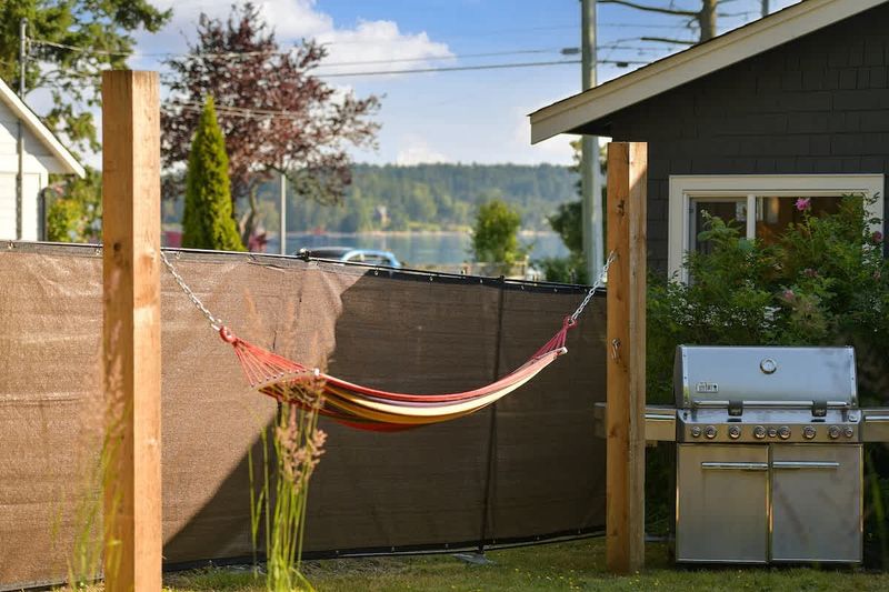 Main cottage backyard patio space.