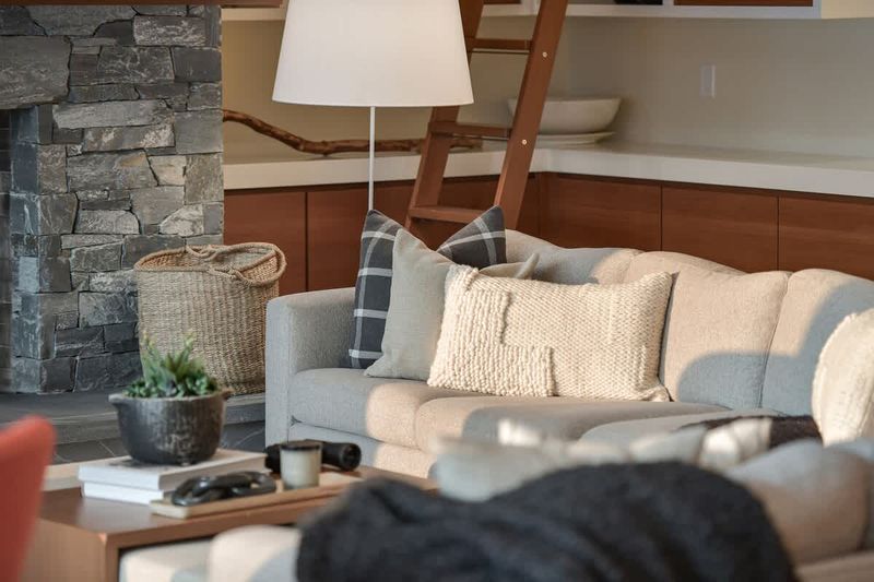 Well appointed living room with incredible views and part of the main open plan area.