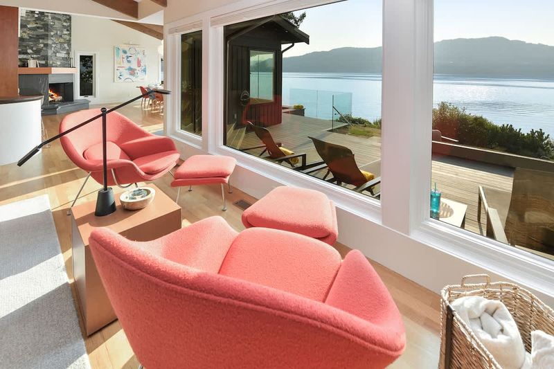Well appointed living room with incredible views and part of the main open plan area.