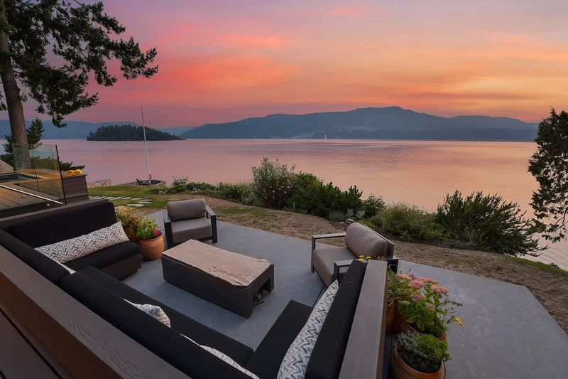 Incredible outdoor living spaces on the oceanside of the main house.