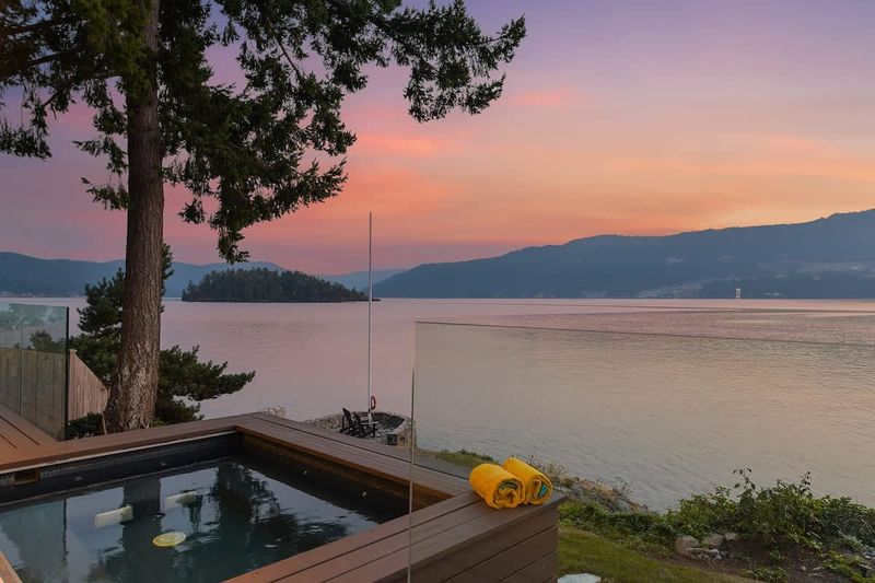 Incredible outdoor living spaces on the oceanside of the main house.